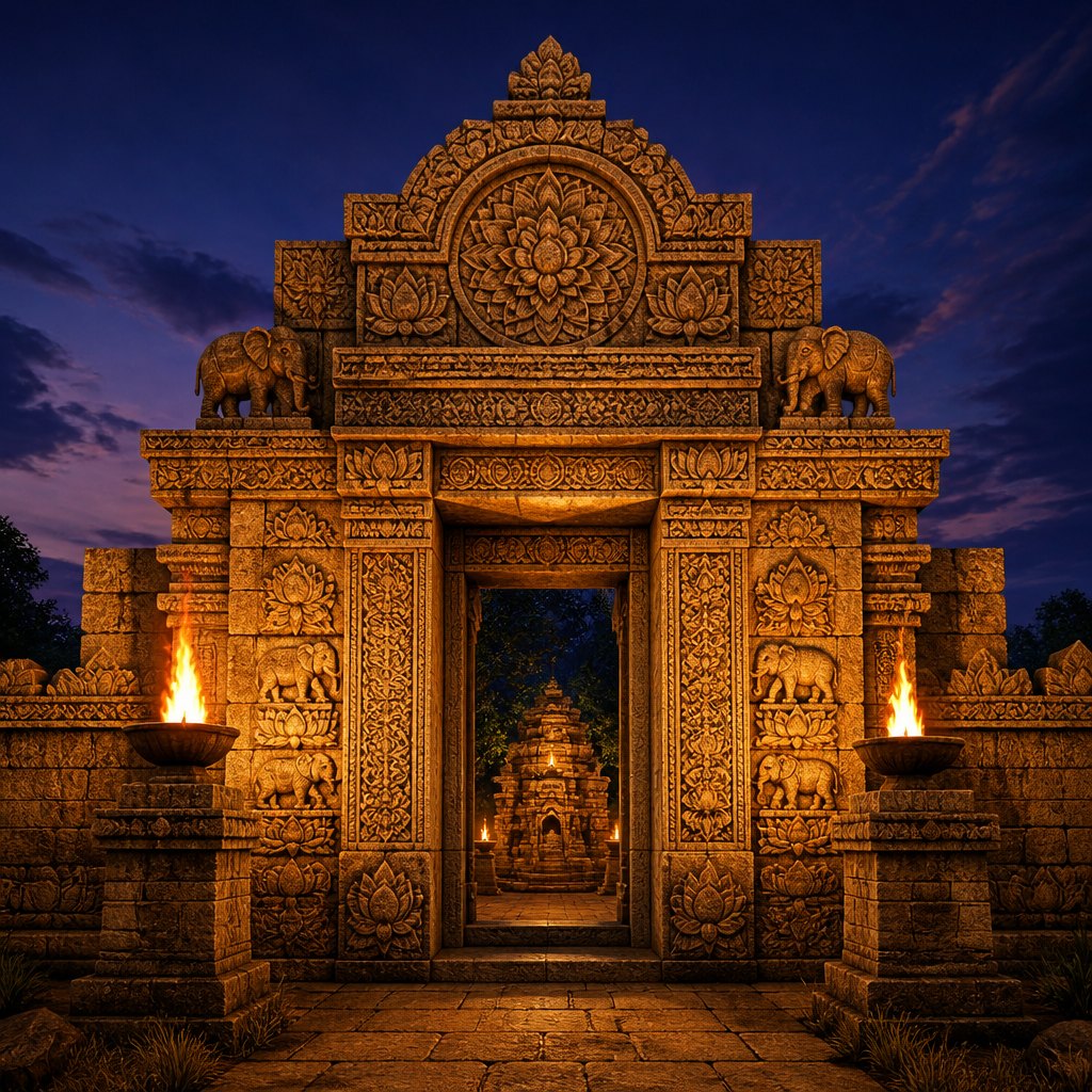 AI-generated interpretation of Ancient Indian Art