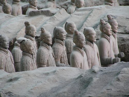 Group of soldiers — Ancient Chinese Art