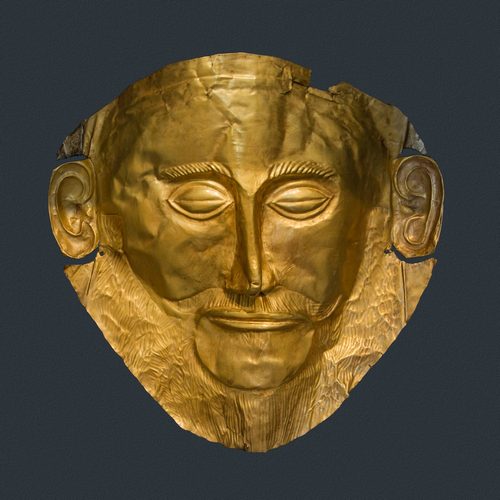 Agamemnon mask NAMA Athens Greece — Ancient Greek Art