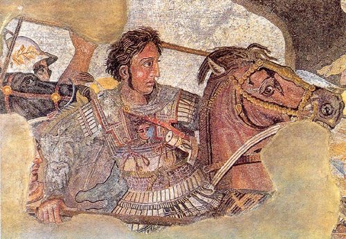 BattleofIssus333BC-mosaic-detail1 — Ancient Roman Art