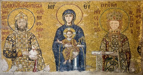 Comnenus mosaics Hagia Sophia — Byzantine Art