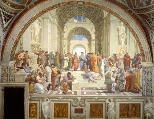 Italian:  Scuola di Atene The School of Athens — The Renaissance
