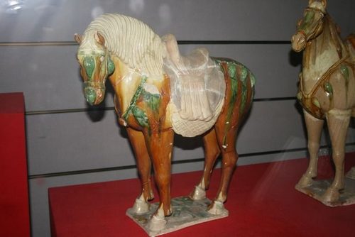 Tang Dynasty, sancai pottery horse — Tang Dynasty Art