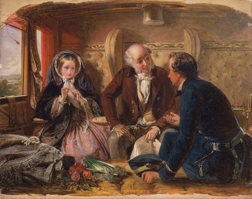 First Class - The Meeting. — Victorian Art